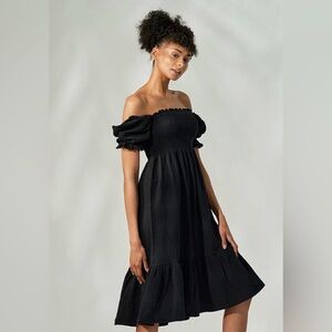 NOTHING FITS BUT SAKURA DRESS - S/M / BLACK